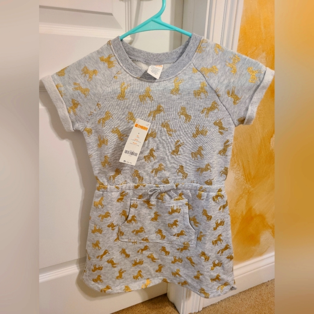 Gymboree Girls size 6 NWT Unicorn dress